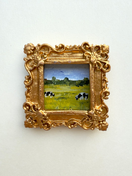 Two Cows in a Field