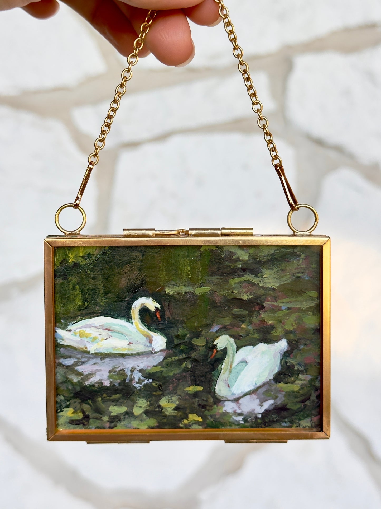 Two Swans at Rest